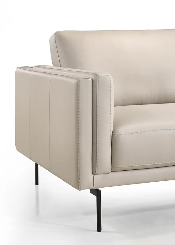 Fauteuil Florence en cuir souple