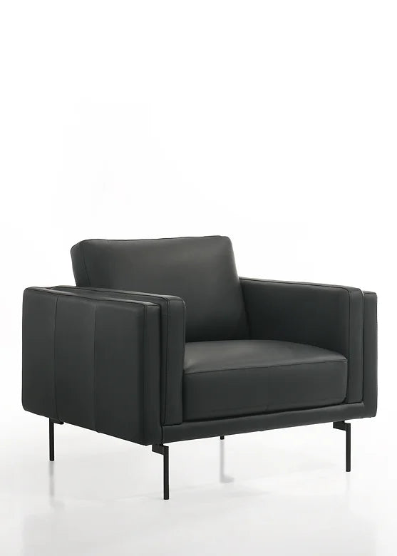 Fauteuil Florence en cuir souple